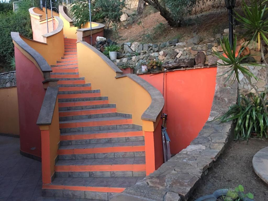 Villa Con Giardino Vista Mare Capitana Luaran gambar