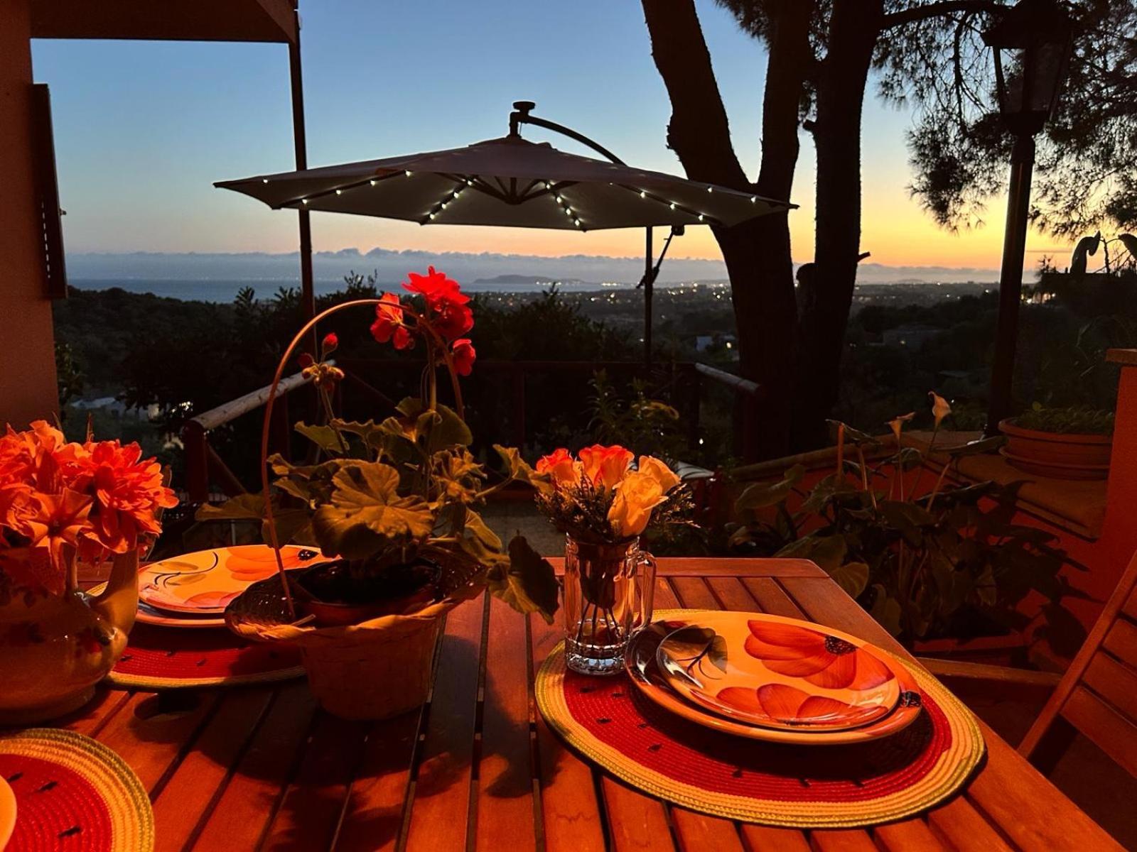 Villa Con Giardino Vista Mare Capitana Luaran gambar